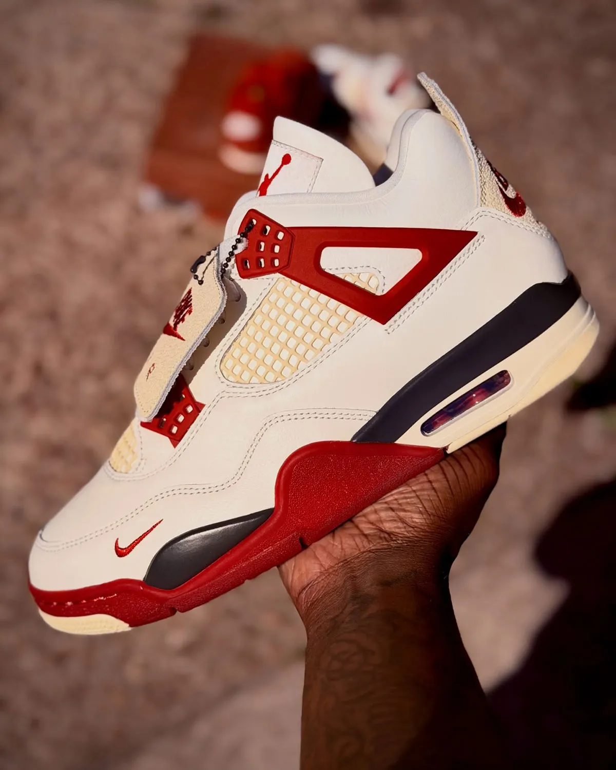 Air Jordan 4 "Brick After Brick" detail 7