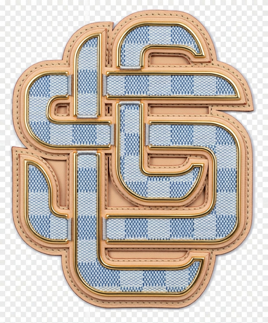 LV Damier Azur L.S.3.1st Monogram patch